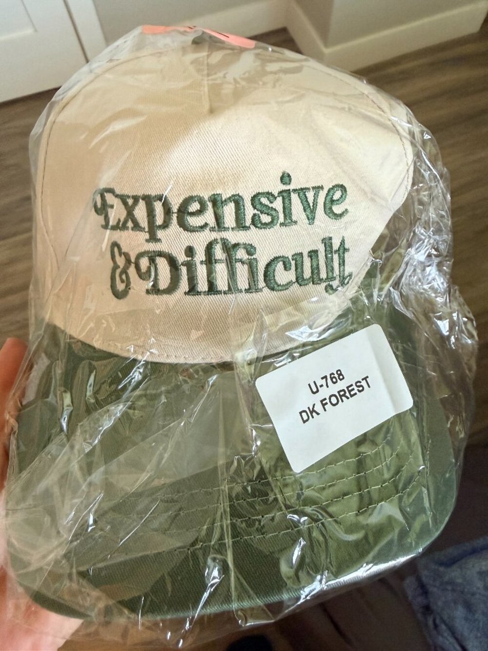 Expensive & Difficult Baseball Cap - Forest Green
